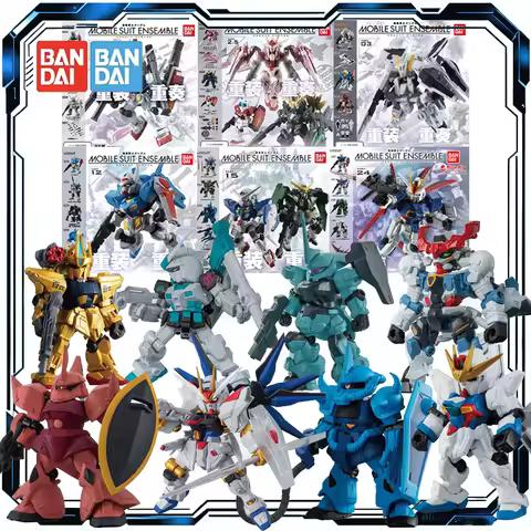 Bandai Gashapon Original Mobile Suit Ensemble (MSE) Gundam RX-78-2 Strike Hi-Nu Wing Astray ZZ Barba