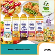 KEWPIE SALAD DRESSING SAUCE 200 CAESAR ROASTED SESAMEML THOUSAND ISLAND SOY SAUCE SPICY TOMATO