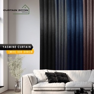 Curtain_Zoon Yasmine Mix Blackout Curtain Window Ready Made Hook Eyelet (330cm-340cm)