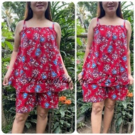PLUS SIZE CHALLIS TERNO SHORT FIT UP TO 2XL(random)