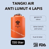 tandon toren tangki air pennyu penyu 720 750 700 liter kualitas penguin termurah anti lumut free ong