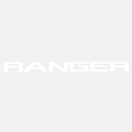 สำหรับ Ford Ranger 2015-2020กระจังหน้าตัวอักษรด้านบนย่าง RANGER 3D สัญลักษณ์ขนาดเดิมสติ๊กเกอร์ ABS ด้วยกาวโครเมียมจัดแต่งทรงผม