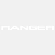 สำหรับ Ford Ranger 2015-2020กระจังหน้าตัวอักษรด้านบนย่าง RANGER 3D สัญลักษณ์ขนาดเดิมสติ๊กเกอร์ ABS ด