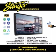 STINGER NOVA 12Gb Ram 256Gb Memory Android Car Player UIS7870 8-Core (WIFI, 4G, 2K,3 Core DSP)