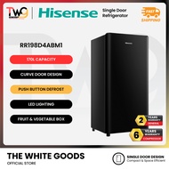 [FREE SHIPPING] Hisense 1 Door Fridge 170L  / 205L RR198D4ABM1  RR239D4ABN (Single Door) Refrigerato