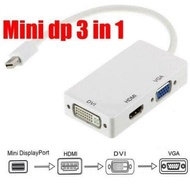 Converter Connector Mini Display port To HDMI VGA DVI 3+1