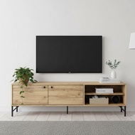 Furniture Direct CATANIA 160CM 4 feet an 5 feet  TV Cabinet-Wotan Oak
