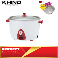 Khind Rice Cooker RC118M Stainless Steel Inner Pot 1.8L