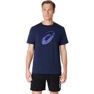 ASICS :  2031F207.400 SPIRAL LOGO GRAPHIC COTTON BLEND TEE MEN เสื้อคอกลมผู้ชาย ของแท้