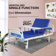 F&F : Hospital Bed 2 Function Manual (M15) + Mattress / katil hospital adjustable / katil hospital