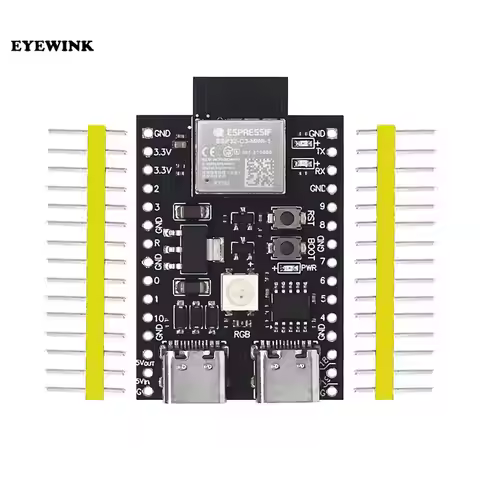 ESP32-C3 Development Board Dual Type-C WiFi Bluetooth BLE5.0 DevKitM-1 Core Board ESP32C3