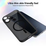 Samsung A07 Case Matte Black Magnetic Attraction Casing For Samsung Galaxy A07 Phone Case