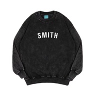 House Of Smith - Sweater Crewneck Washed Cuby Black Sandwosh