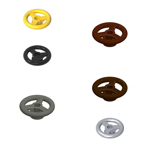MOC 100PCS 30663 2 Studs 16091 Attractive Adaptive Brick Steering Wheel Small Building Block Toys Ad