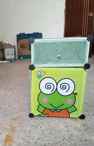 LEMARI PLASTIK 1x2 / LEMARI MINI / LEMARI PORTABLE / LEMARI BAJU LIPAT SHENAR