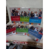 German language learning book netzwerk neu A1-A2 and B1 kursbuch and ubisbuch full color