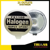 TRIMAS 7" FX1100 Round Halogen Working Lamp Sport Light Spotlight Fog Lamp Car 4x4 4WD Lorry Truck F