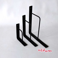 siku besi ambalan dinding B | braket siku ambalan dinding