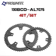 Prowheel Bicycle 130BCD 46T 56T Chainring Single Plate for Folding Bike Crankarm Light Weight