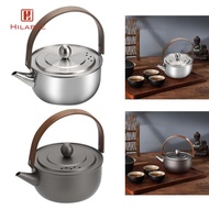 HILABEE 0.5 L Camping Water Kettle Tea Pot Teapot Cook Pot Water Boiler for Travel