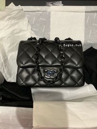 Chanel Mini square flap bag so black 17cm絕版 (pre-owned)