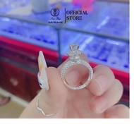 HHJ high stone silver ring