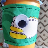 鱷魚提袋 燈籠魚提袋 搞怪飲料提袋 創意飲料袋 防水提袋 插畫風