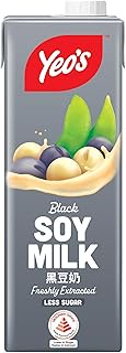 Yeo's Black Soy Milk, 1L, Packaging may vary