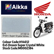 AIKKA HONDA EX5 H14612* CRYSTAL / DREAM SUPER CRYSTAL WHITE / MOTORBIKE PAINT/ TOUCH UP PAINT/ DIY AEROSOL CAT SPRAY TIN