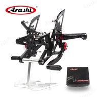 Arashi Version 2.0 Rearset CNC Adjustable Footrest Foot Pegs For BMW S 1000 RR S1000RR / HP4 2009 20