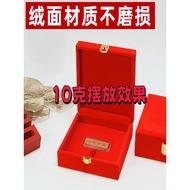 Gold Storage Box Gold Bar Storage Box Gold Bar Storage Box Jewelry Box Wedding Red Big Red Flocking 