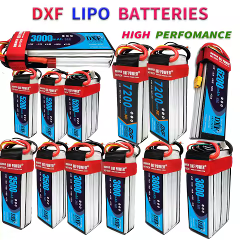 DXF 3S 4S 6S 11.1V 14.8V 22.2V 3000mah 3500mah 3800mah 4700mah 5200mah 6200mah 7200mah 50C 60C 80C 1