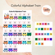 Montessori Early Learning Busy Book for Kids, Early Learning Quiet Book - Alphabet Recognition - Col