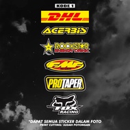 Motorcycle SPONSOR STICKER Code | Sticker PACK ALL Code 1-11