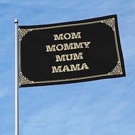 Cool Flags For Room Guys Mom Mommy Mum Mama Flag Rv Flag Happy Camper Gifts (Color : Colour, Size : 