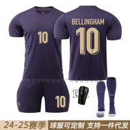 2024 England Away Cup No. 9 Kane 10 Baeling Emm 7 Fordon 4 Reese Short Sleeve Jersey Set