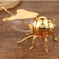 [Eco Kitchen] Luxurious Bee Honey Pot Honey Storage Jar Decorative Ornament Bee Jar Transparent Seas