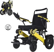 Lightweight for home use Deluxe Electric Wheelchair Motorized Fold Ultra Lightweight Electric Power Wheelchair 250W Horse Power Dual Motor Airline Approved and Air Travel Allowed Heavy Duty Portable W