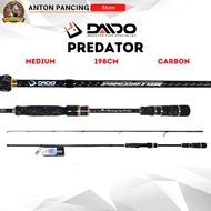 Daido Spinning Predator Fishing Rod 198CM Carbon Hollow (PE 0.6 - 1.4/PE 0.7 - 1.5/PE 0.8 - 1.7)