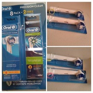 全新Oral B 電動牙刷刷頭10個套裝 New Oral B electric toothbrush Precision Clean Refills/Cross Action Black Refills