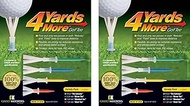 4 Yards More Golf Tees - variety pack (2 Count)