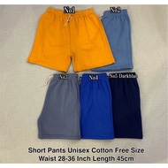 short pants men！short pants！ PP Jogger Short Pants Men Cotton Tebal Unisex