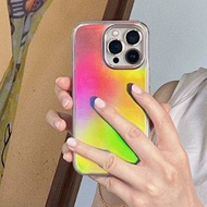 Apple case Iphone 13 pro iphone13p電話套 holographic iridescent aura rainbow 彩虹鐳射幻彩蘋果電話套