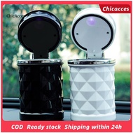 ChicAcces Car LED Light Smoking Ashtray Cup Travel Home Vehicle Cigarette Ash Holder