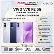 vivo V70 FE 5G [8GB RAM 256GB ROM][12GB RAM 256GB ROM] / V40 5G - Original vivo Malaysia