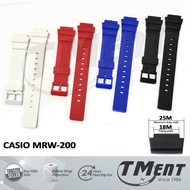 Casio MRW200 LRW200 US Submarine Unisex 14m 18m Rubber Replacement Strap