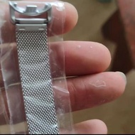 小米手表專用米蘭尼斯表帶18mm 銀色款 原裝正品表帶 不銹鋼材質 帶原裝扣件