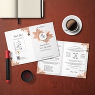 (Isi 100 pcs) Undangan Pernikahan Murah Unik Simpel Kekinian Khitanan Sunatan Surat Undang