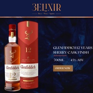 Glenfiddich 12 Years Sherry Cask Finish Whisky 700ML