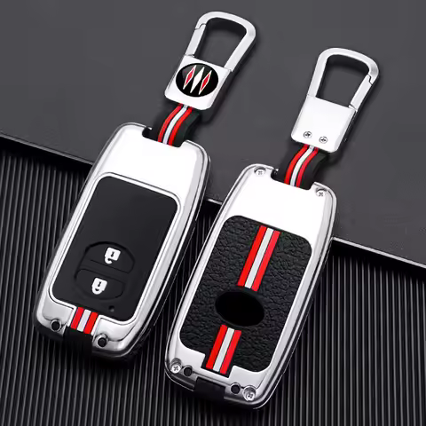 Zinc Alloy Car Key Case For Toyota Prius 30 Alpha Aqua Land Cruiser Auris for Lexus LC 200 Key Chain